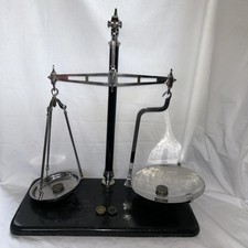 Vintage Weighing Scales Co-Op Cast Iron & Chrome Decrative C.W.S 10-2 On Base picture