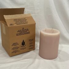 Partylite SPICED PLUM / MAUVE 3 Wick 6 x 8 Rare Retired Candle S6837 1290 BOX picture