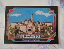 2025 Topps Disneyland 70th Anniversary Sleeping Beauty Castle Black #d 1/10 #135 picture