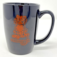 Vintage Princeton University Tigers Black Orange Ceramic Mug Coming Going Mascot picture