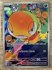 Pokemon Scraggy 140/128 Illustration Rare ME: 30th Celebration English picture