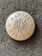 New York Marine District Uniform Button..TM1521 picture
