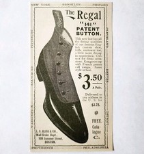 Bliss Regal 141 Leather Shoes 1897 Advertisement Victorian Fashion ADBN1A8 picture