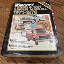 Chilton's Truck & Van Repair Manual 1971-1978 Collector's Edition Part No. 7012 picture