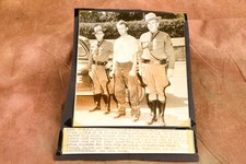 Escaped German POW Martin Eppich Captured NY 7¼x8¾ 1947 AP Wire Photo V37 picture