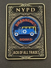 NYPD Emergency Service Jack Of All Trades Challenge Coin picture