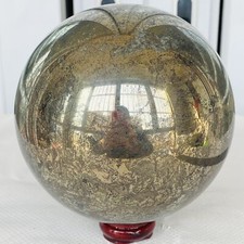 Natural Chalcopyrite Quartz Crystal Ball Energy Reiki Healing 3700G picture