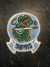 Rare Vtg Vietnam 70s 318th Fighter Interceptor Squadron Patch 3” USAF McChord picture