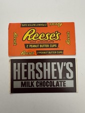 Vtg  1970's Hersheys Postcards Set Of 2 Hersheys Milk Chocolate & Reese's picture