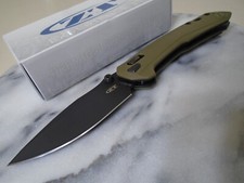 Zero Tolerance Duralock Pocket Knife ZT0203 Olive G10 CPM-M4 Ceracoat Folder New picture