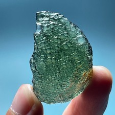55CT Natural Moldavite | Genuine Czech |Impact Glass| Collector's Energy Stone picture