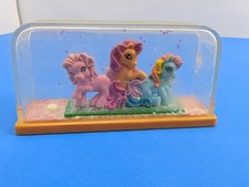 Rare Vintage My Little Pony Sparkly Snow Globe Dome from Lip Set picture