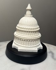 US Capitol Dome Paperweight Marble Replica Model USCHS Historical Society⁠ picture