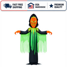 Way To Celebrate 20 ft Inferno Pumpkin Reaper Airblown Halloween Inflatable picture