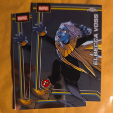 Topps 2024 Topps Chrome Marvel Elsa Bloodstone 1st Appear Becca Voss Lot 2 picture