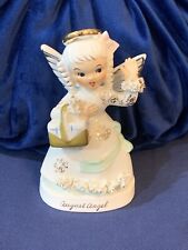Vintage 1956 Napco Angel of the Month Figurine August Girl Japan picture