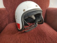 Vntg. 1968 Hirotake Arai H.A. L-8 Japanese Motorcycle Helment Display/Restore picture