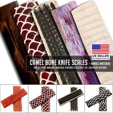 Camel Bone Knife Handle Scales for DIY Knife Making - 35+ Different Options picture