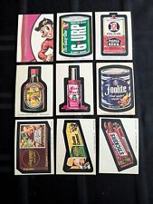 1974 Wacky Packages 9th Series Complete Set Of Stickers picture