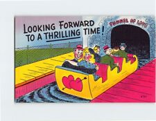 Postcard Looking Forward To A Thrilling Time With Lovers Comic Art Print picture