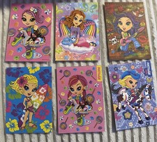 Lisa Frank Postcards Lot of 6 - Y2K Glamour Girls Fab Friends Rare Deadstock picture