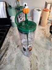 Starbucks x Snoopy Great Pumpkin™ 24oz Plastic Cold Cup w/pumpkin stopper picture