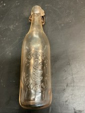 John S. Low Carlisle Pa Blob /Cork Top Glass Bottle Embossed  picture