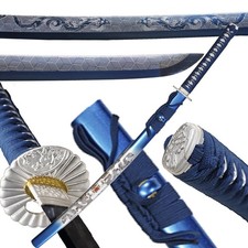 1045/1060 high Carbon Steel Full Hand Forged Traditional, Katana Sword Hadema... picture