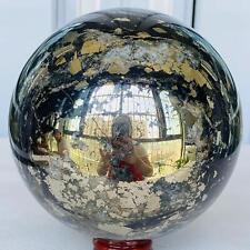 Natural Chalcopyrite Quartz Crystal Ball Energy Reiki Healing 3780G picture