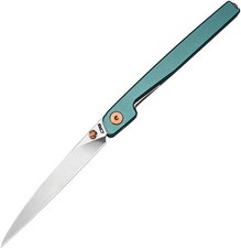 CJRB Lanky Linerlock Blue Aluminum Folding AR-RPM9 Pocket Knife 1965BU picture