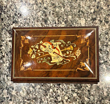 Jobin Swiss Music Box Jewelry Box Wooden picture