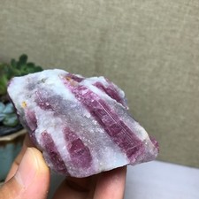 Top Natural Red Tourmaline Crystal gemstone rough original Specimen 156g A5006 picture