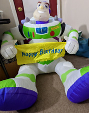 Vintage inflatable Buzz Lightyear 3' Toy Story Movie Birthday Party Yard Blow up picture