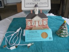 Lefton's Historic Williamsburg Courthouse 1770-1771 w box & U.S Constitution  picture