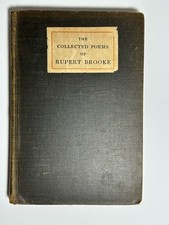 Antique Book Collected Poems of Rupert Brooke Published 1915 picture