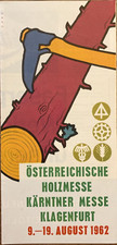 KARNTNER HOLZMESSE KLAGENFURT - 9 19 AUGUST 1962 - VINTAGE BROCHURE picture