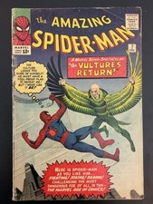 Amazing Spider-Man #7 GD/VG 3.0 2nd Vulture Stan Lee Steve Ditko (Marvel, 1963) picture