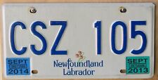 NEWFOUNDLAND and LABRADOR CANADA license plate  2013 - 2016    PICK ONE picture