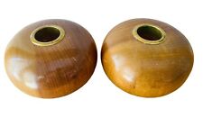Pair of Mid-Century Oregon Myrtlewood Candle Holders picture