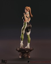 Mortal Kombat Sexy Sonya Blade MK3 Classic Green Outfit Statue Pre-Order picture