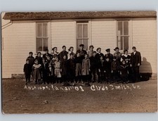 RARE c1908 ANTELOPE NEVADA NV School Class NYE COUNTY GHOST TOWN RPPC Real Photo picture