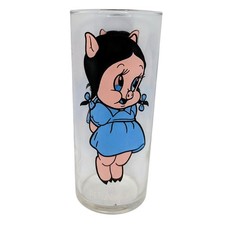 1973 Pepsi Collector Series Looney Tunes Petunia Pig Glass picture