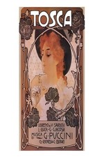 Tosca Opera Poster by Giovanni Mataloni c1910s - 24x36” CLASSIC PRINT🤯 picture