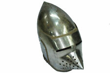 Vintage Reproduction Medieval Barbuta Helmet Knight Warrior Armoury Halloween picture