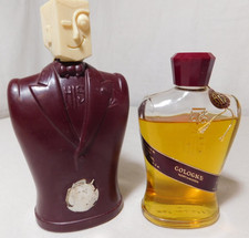 1940's House For Men HIS Northwoods Cologne/Blockhead Talc Bottles MCM Art Deco picture