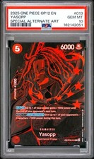 2025 ONE PIECE OP12 LEGACY OF THE MASTER OP09-013 YASOPP SP ALT ART PSA 10 picture