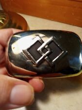 Belt Buckle Made In USA This Boat Buckle Is Chrome Plated It's Brand New Belt... picture
