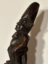 Large African Hand Carved Wood Tribal Art Piece 22