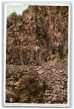 c1920s Rock Formation Crystal Park Gateway Colorado Springs CO Phostint Postcard picture