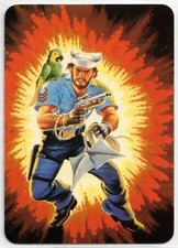 GI Joe Action Cards 1986 Hasbro: Card #23 Shipwreck - Sailor picture